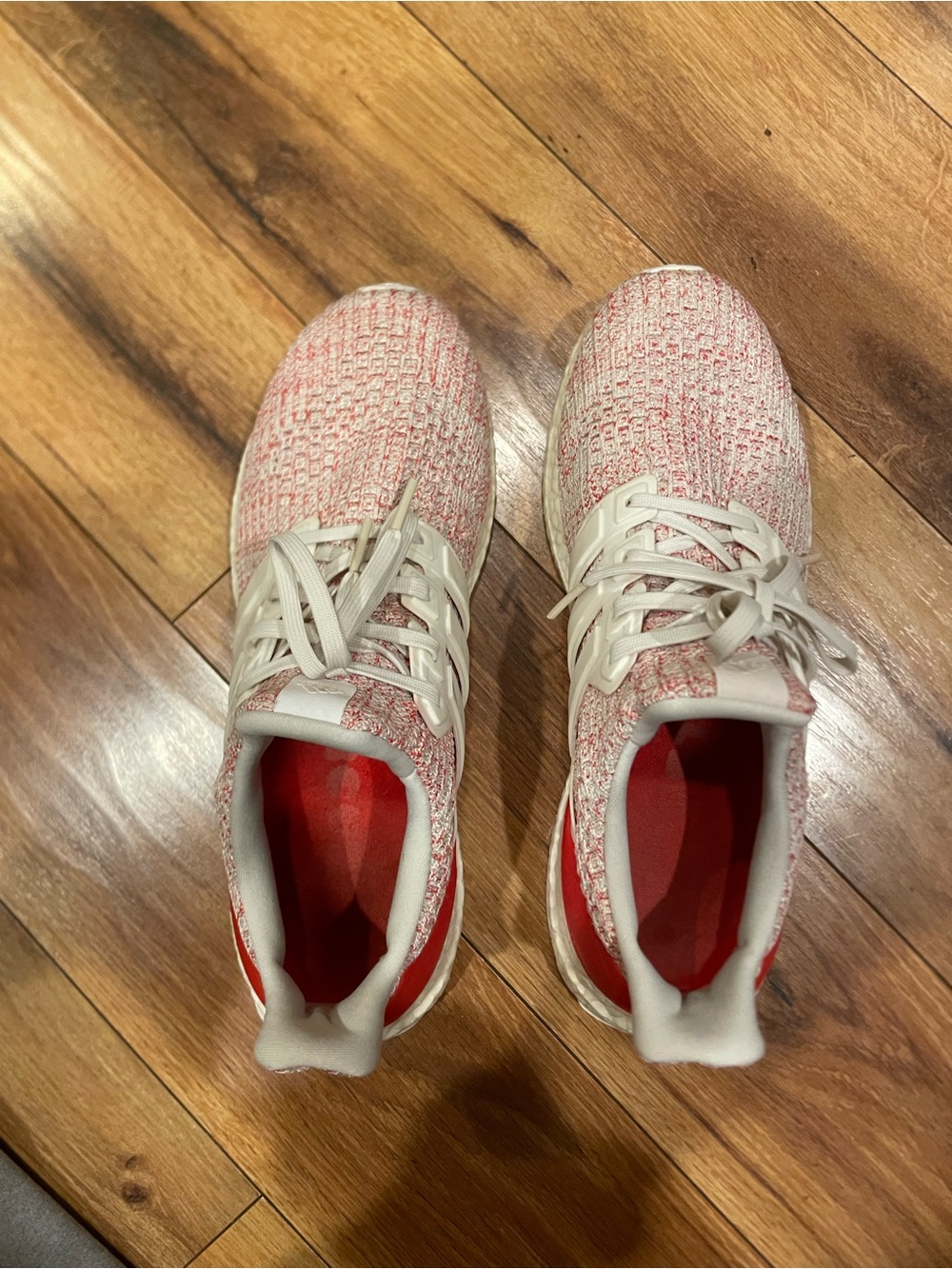 adidas Women’s Ultra Boost 4.0 Running Sneakers - Red & White